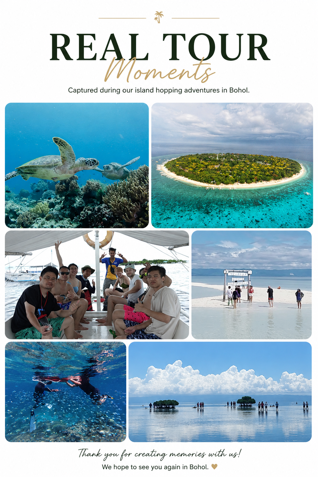 Bohol Island Hopping Tour - snorkeling